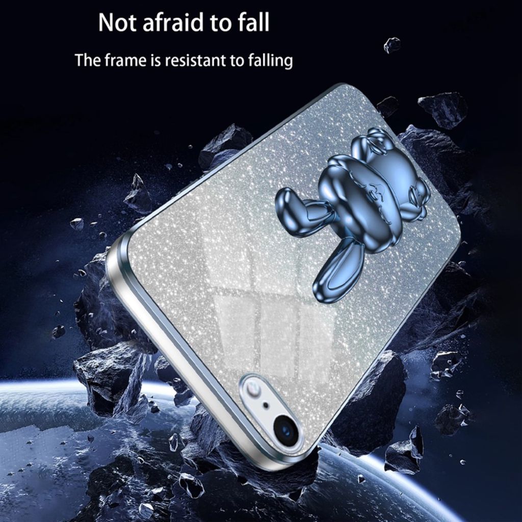 iPhone 6/7/8/SE 2020/2022 Deksel med Stativ - Blå