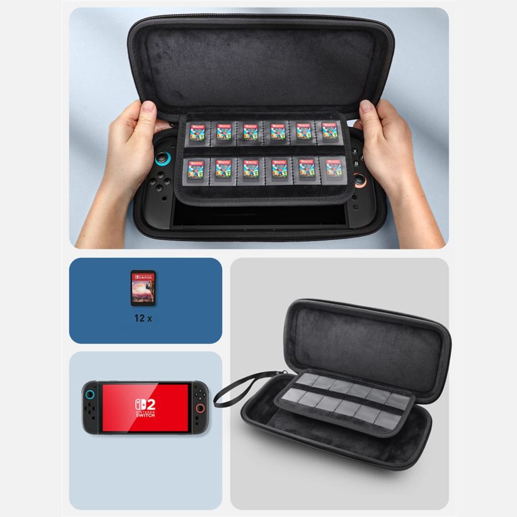 Supcase Mini-etui for Nintendo Switch 2 – Svart