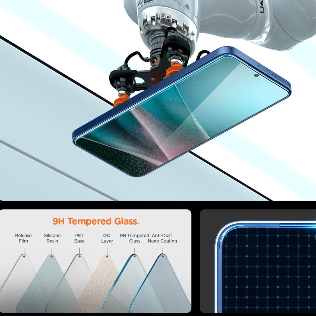 Spigen Glas.tR EZ Fit Pro 2-pack Screen Protector for Samsung Galaxy S25 Edge