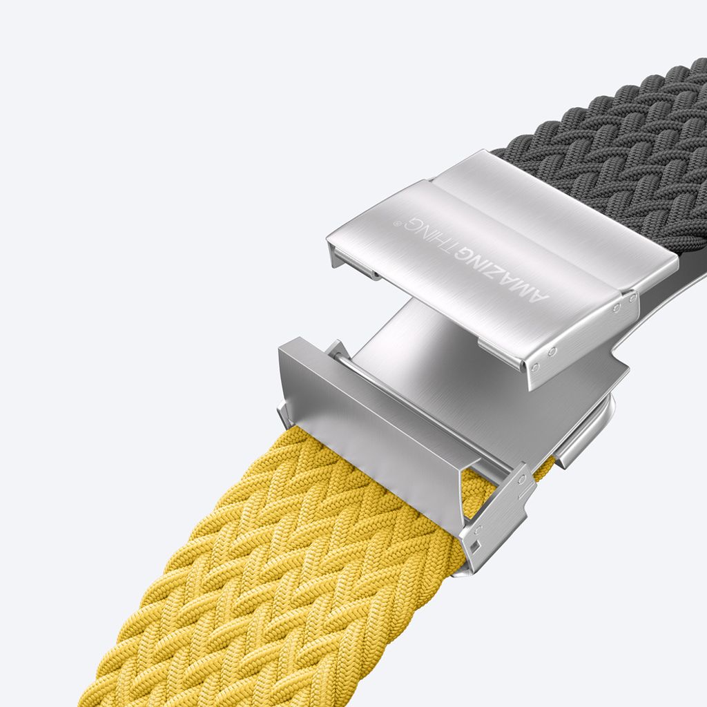 AmazingThing Blend Kellonranneke Apple Watch 45/46/49mm 2-pakkaus - Keltainen/Musta