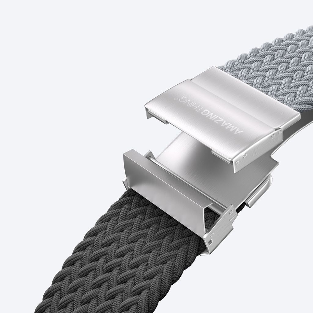 AmazingThing Blend Kellonranneke Apple Watch 45/46/49mm 2-pakkaus - Musta/Harmaa