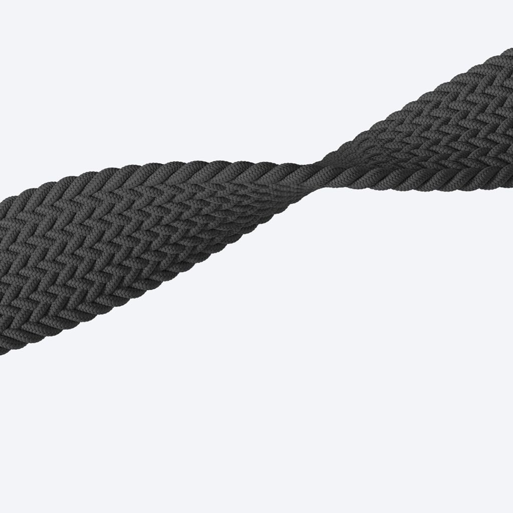 AmazingThing Blend Kellonranneke Apple Watch 45/46/49mm 2-pakkaus - Musta/Harmaa