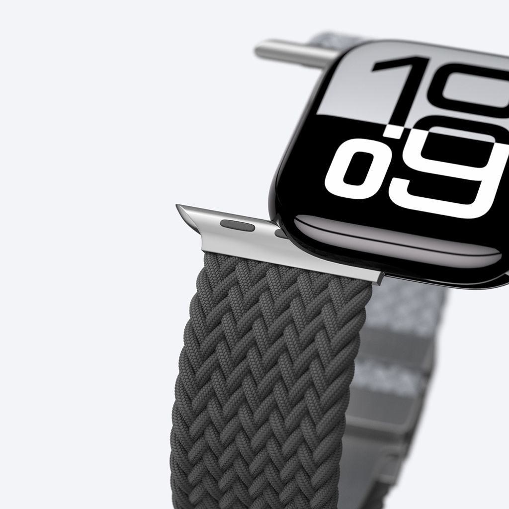 AmazingThing Blend Kellonranneke Apple Watch 45/46/49mm 2-pakkaus - Musta/Harmaa