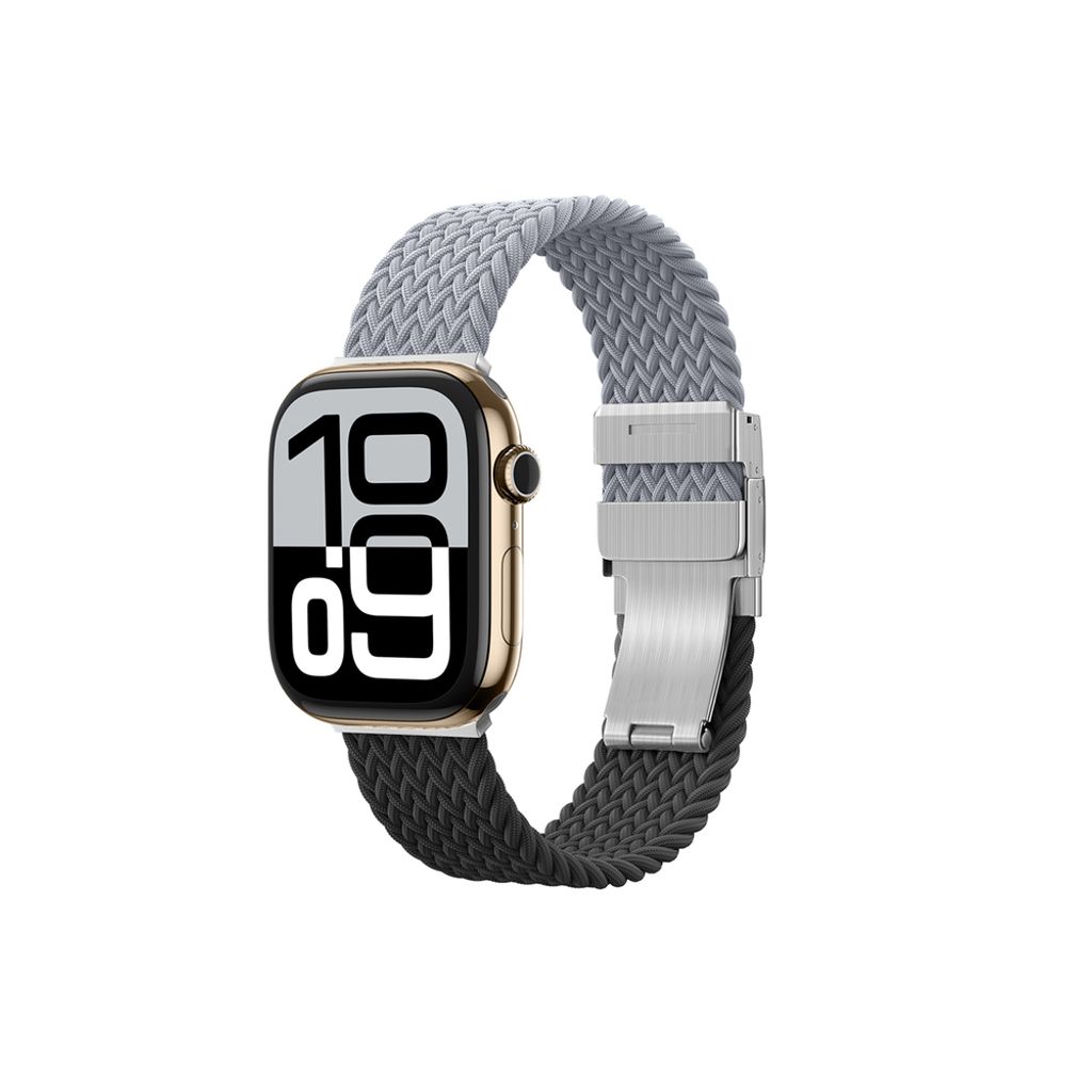 AmazingThing Blend Kellonranneke Apple Watch 45/46/49mm 2-pakkaus - Musta/Harmaa
