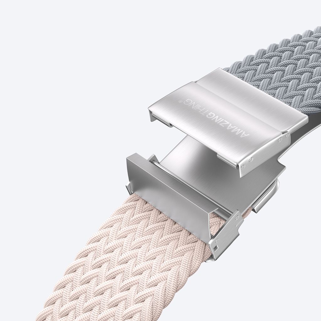 AmazingThing Blend Kellonranneke Apple Watch 45/46/49mm 2-pakkaus - Harmaa/Vaaleanpunainen