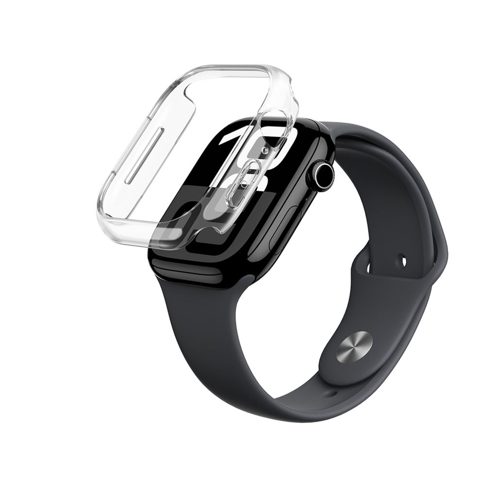 AmazingThing Minimal kuori Apple Watch 10 46mm - Läpinäkyvä