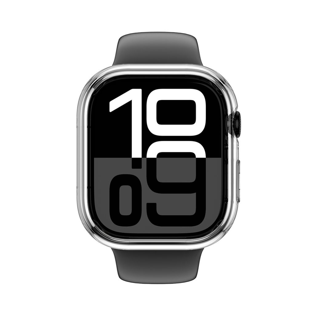 AmazingThing Minimal kuori Apple Watch 10 46mm - Läpinäkyvä