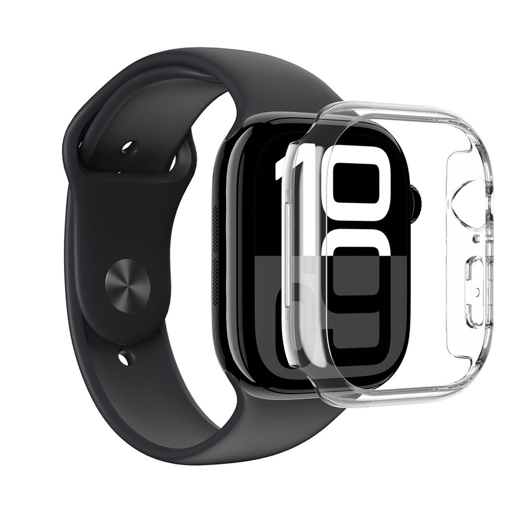 AmazingThing Minimal kuori Apple Watch 10 46mm - Läpinäkyvä