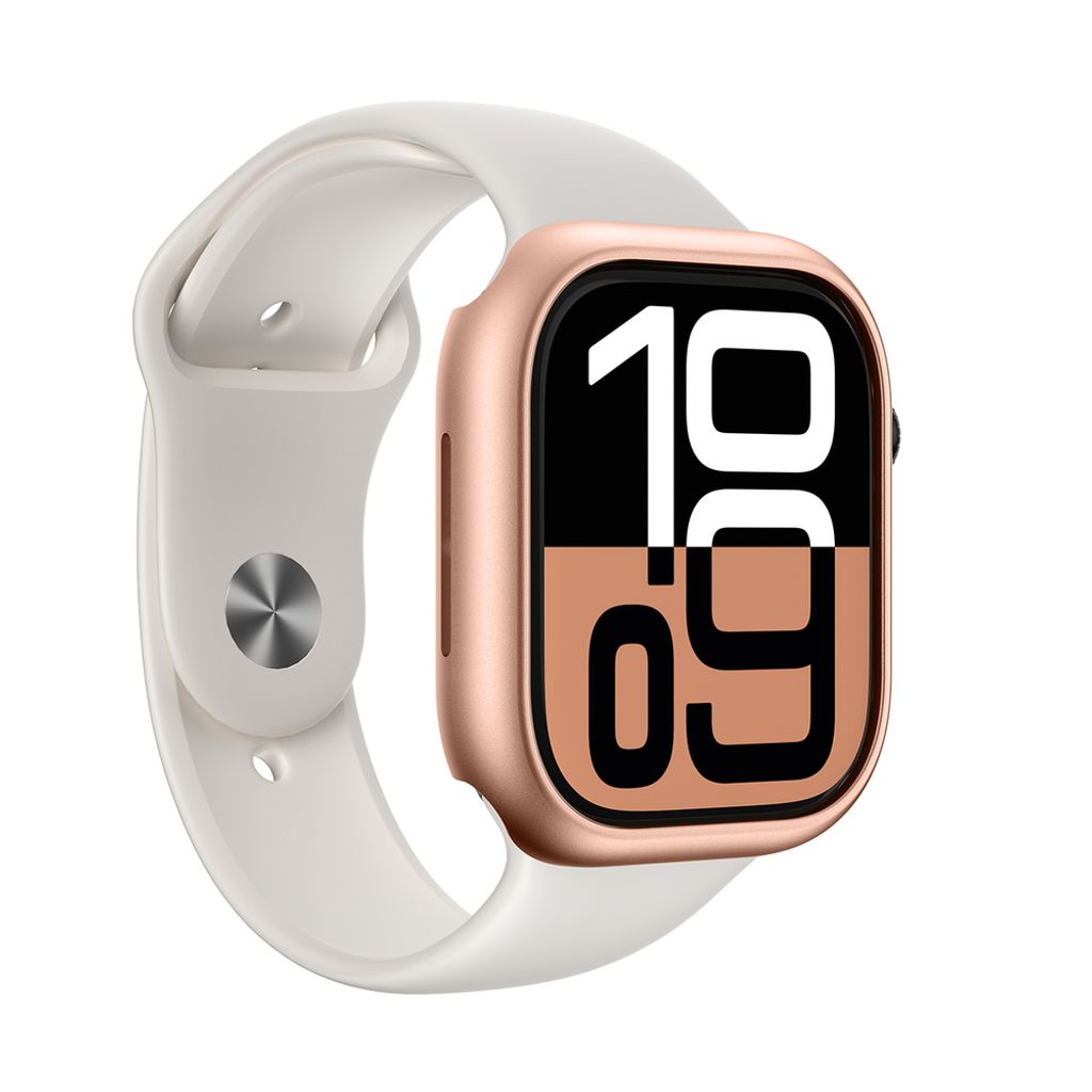 AmazingThing Minimal kuori Apple Watch 10 46mm - Ruusu kultaa