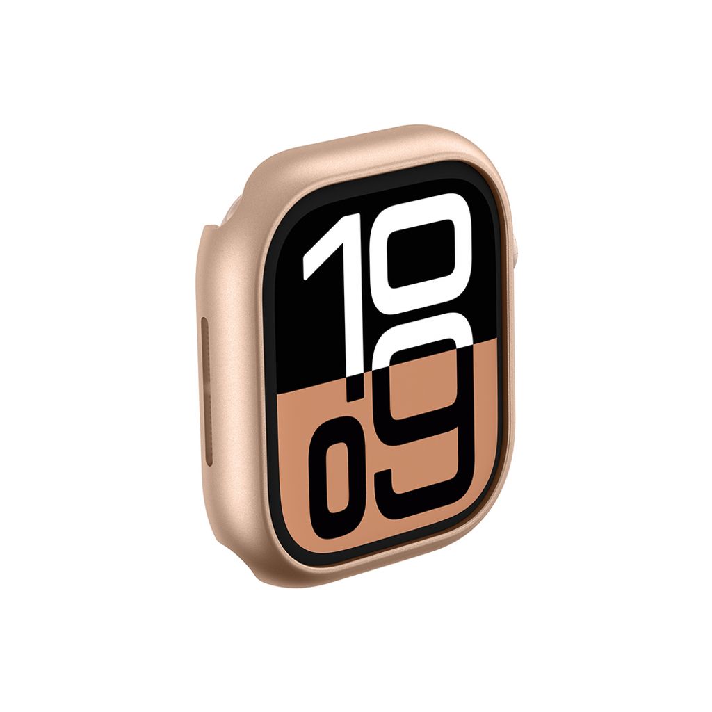 AmazingThing Minimal kuori Apple Watch 10 46mm - Ruusu kultaa