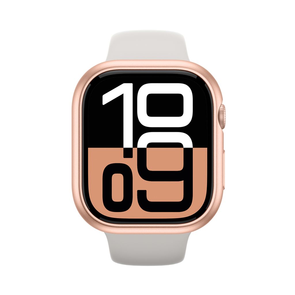 AmazingThing Minimal kuori Apple Watch 10 46mm - Ruusu kultaa