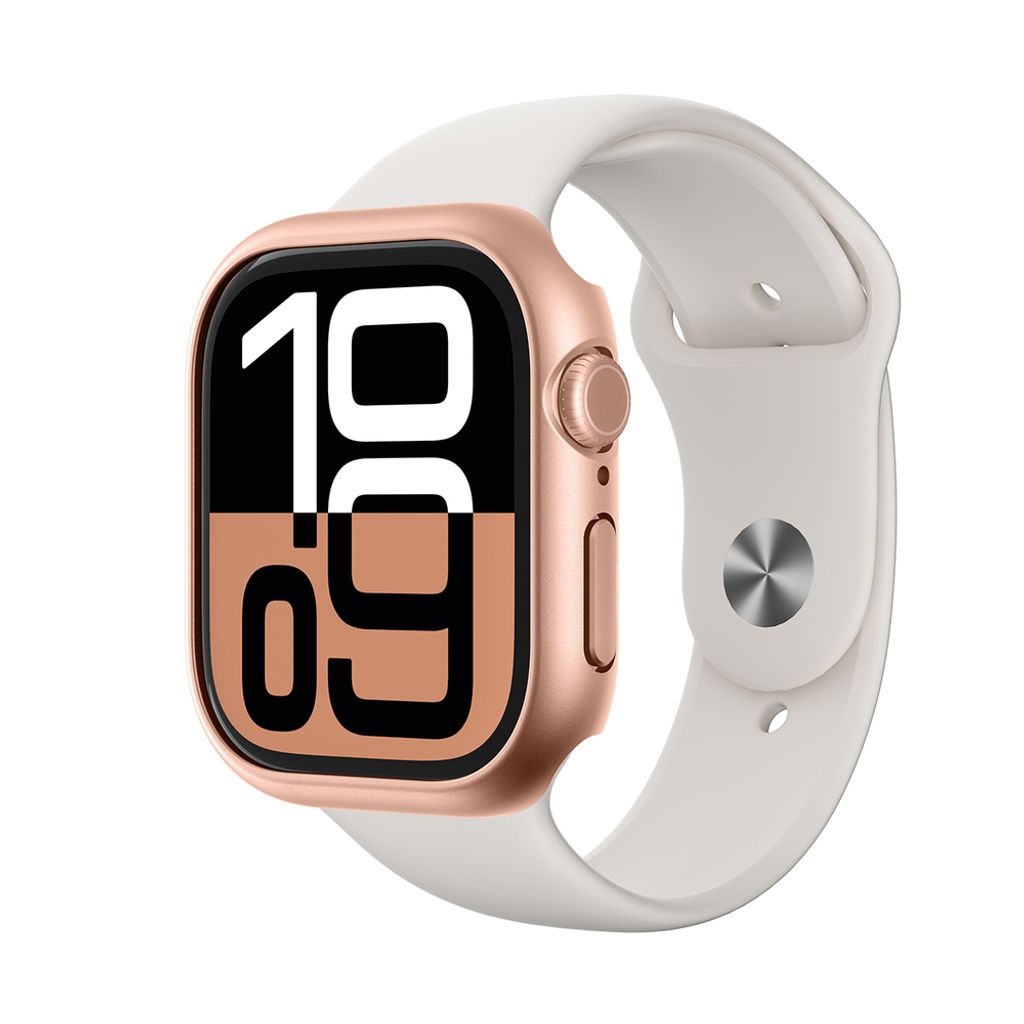 AmazingThing Minimal kuori Apple Watch 10 46mm - Ruusu kultaa