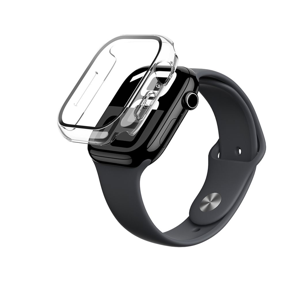 AmazingThing Radix kuori Apple Watch 46mm  - Läpinäkyvä