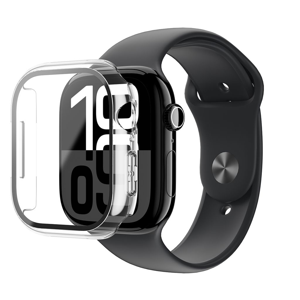 AmazingThing Radix kuori Apple Watch 46mm  - Läpinäkyvä