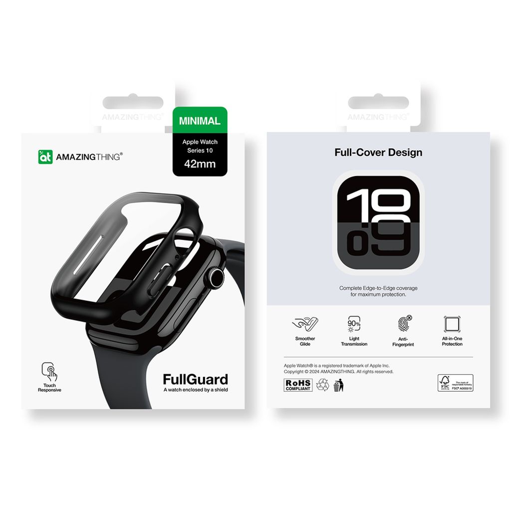 AmazingThing Radix kuori Apple Watch 42mm - Musta