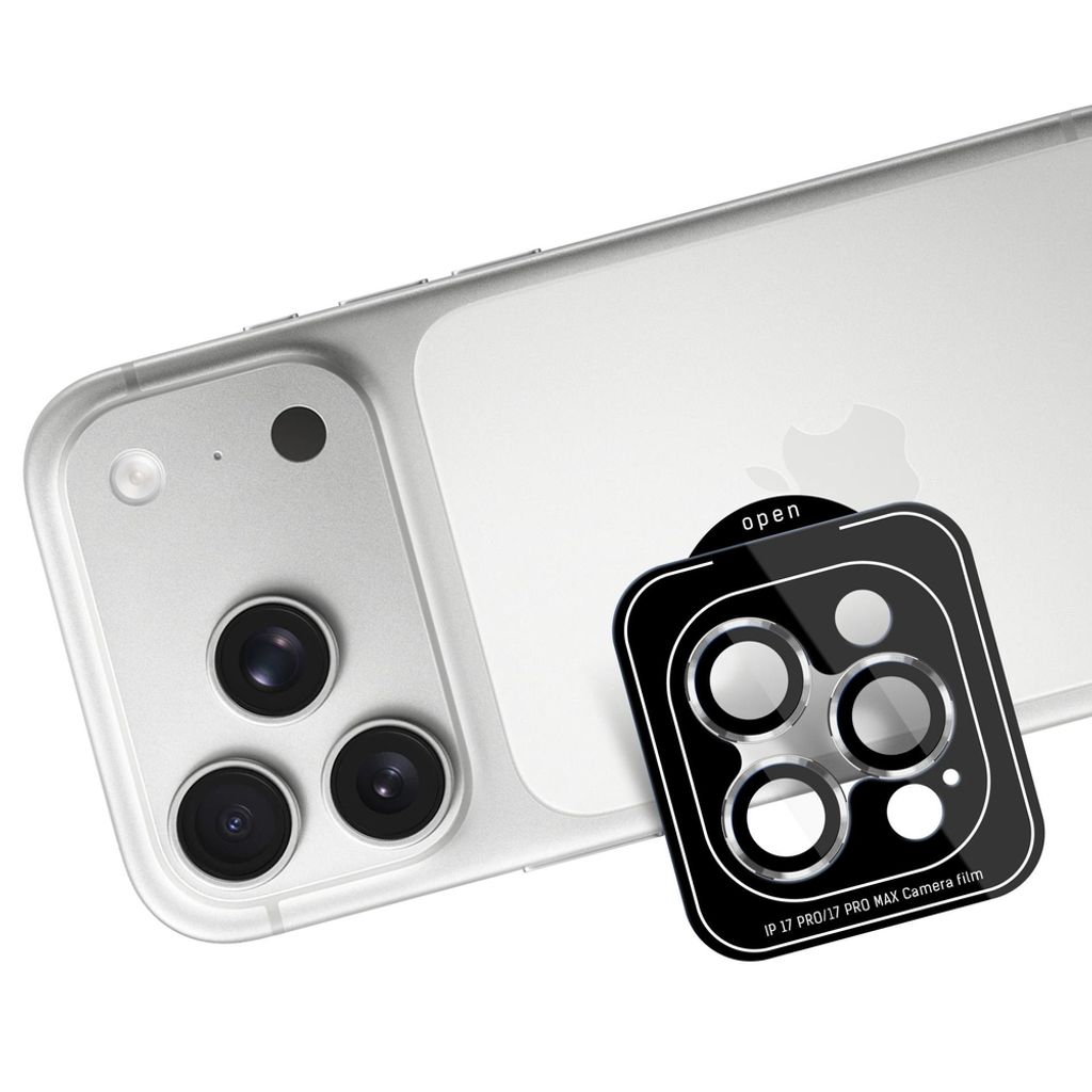 3mk Lens Protection Pro Linsebeskytter till iPhone 17 Pro/17 Pro Max - Sølv