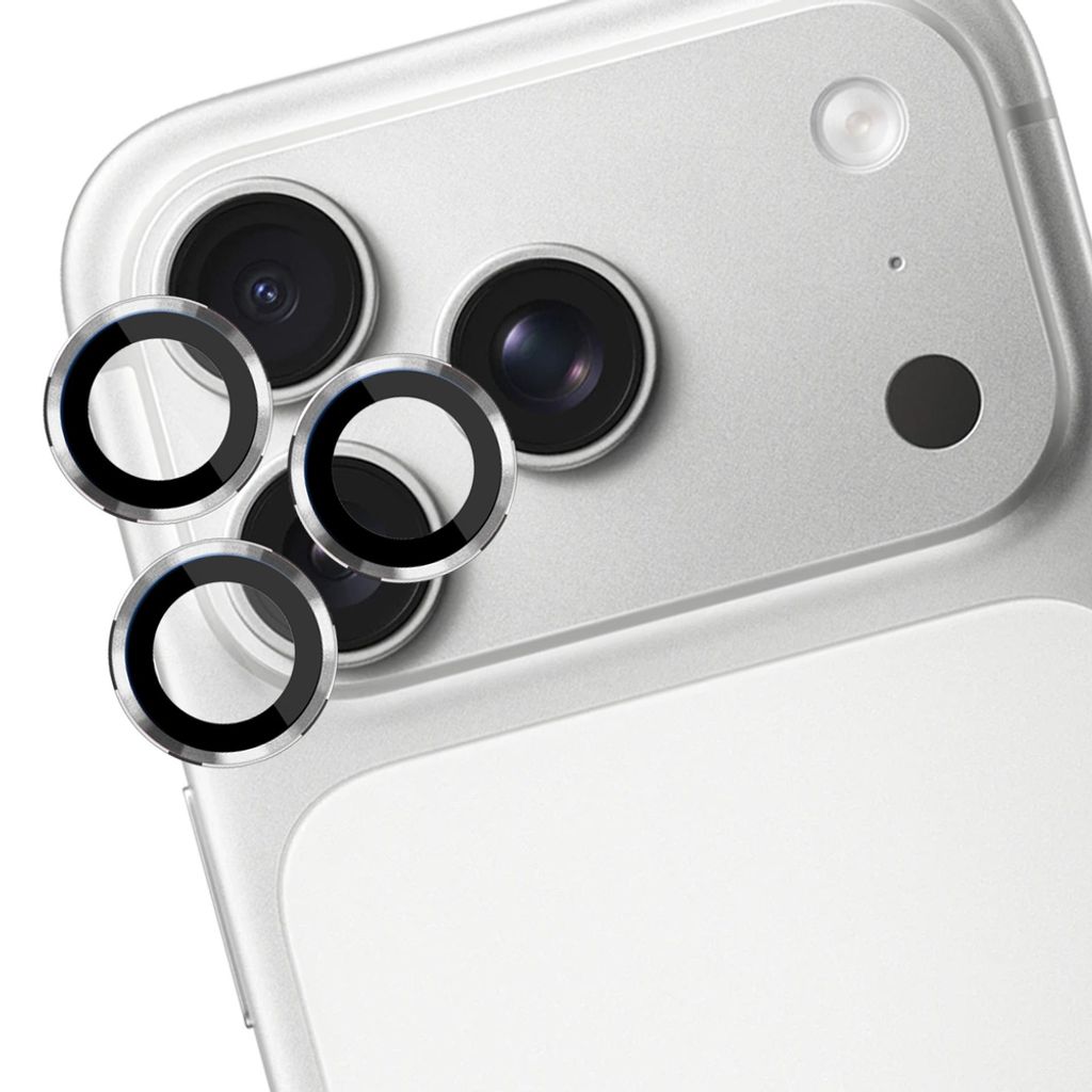 3mk Lens Protection Pro Linsebeskytter till iPhone 17 Pro/17 Pro Max - Sølv