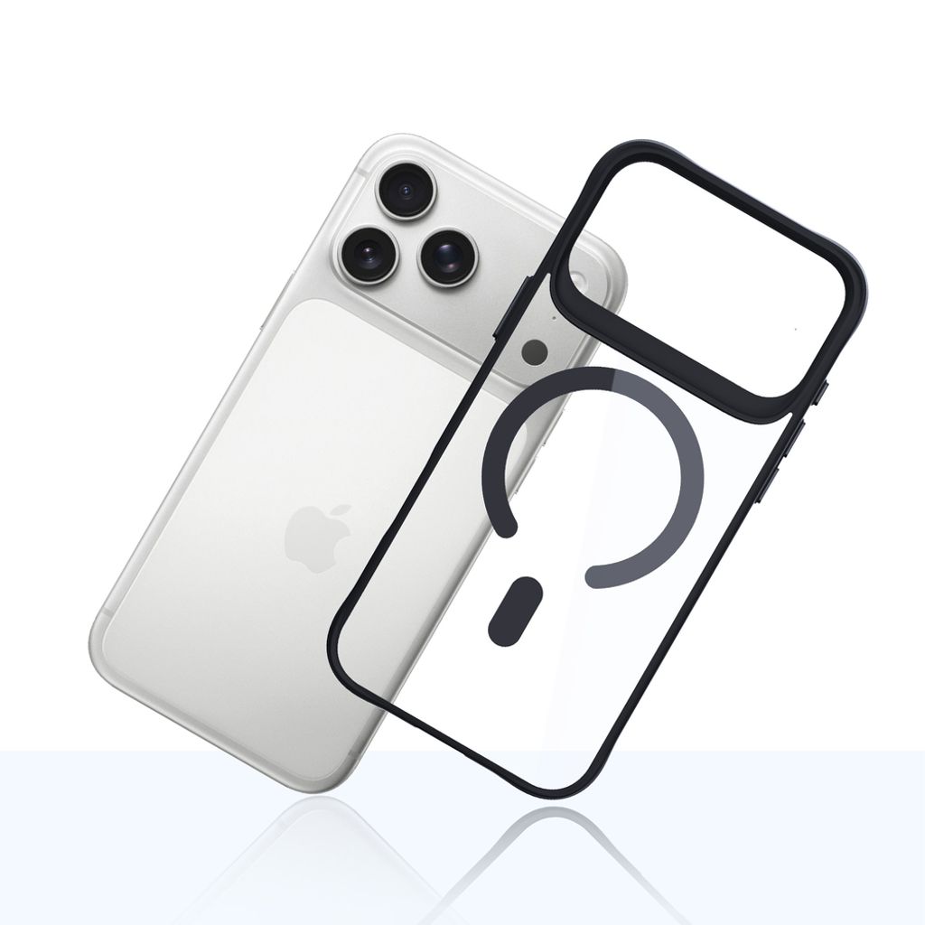 3mk Satin Armor MagSafe Cover till iPhone 17 Pro - Sort