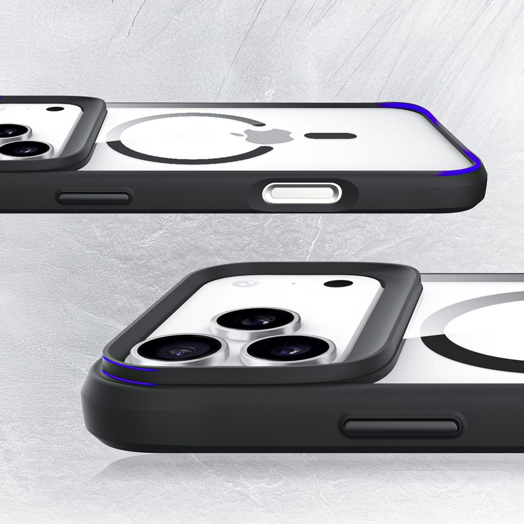 3mk Satin Armor MagSafe Cover till iPhone 17 Pro Max - Sort