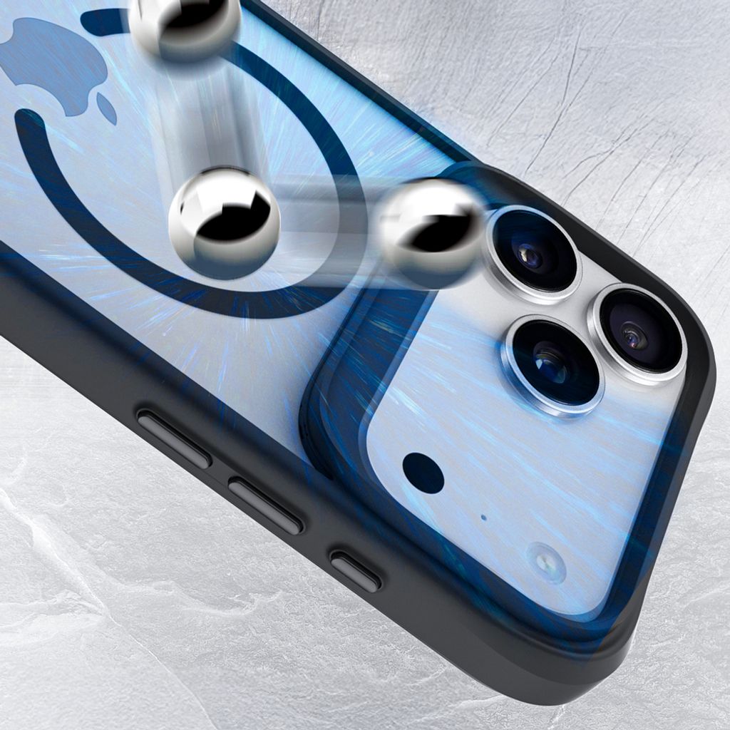 3mk Satin Armor MagSafe Cover till iPhone 17 Pro Max - Sort