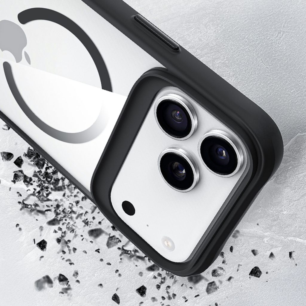 3mk Satin Armor MagSafe Cover till iPhone 17 Pro Max - Sort