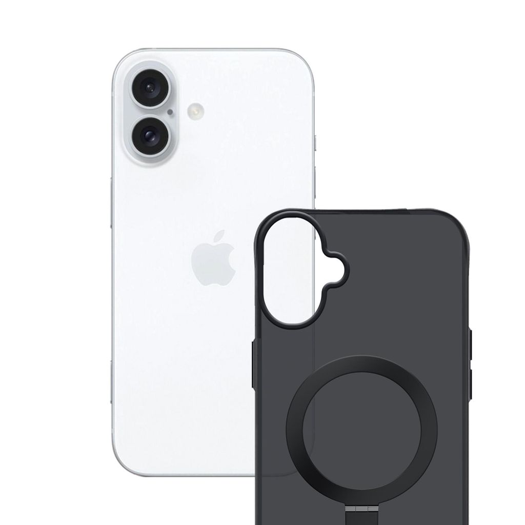 3mk Smoke Mag&Stand Cover till iPhone 17 - Sort