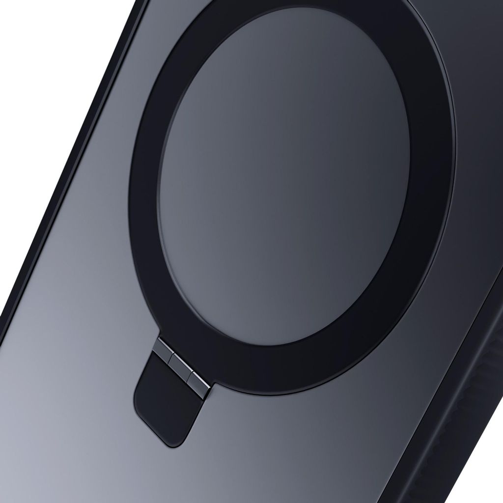 3mk Smoke Mag&Stand Cover till iPhone 17 - Sort