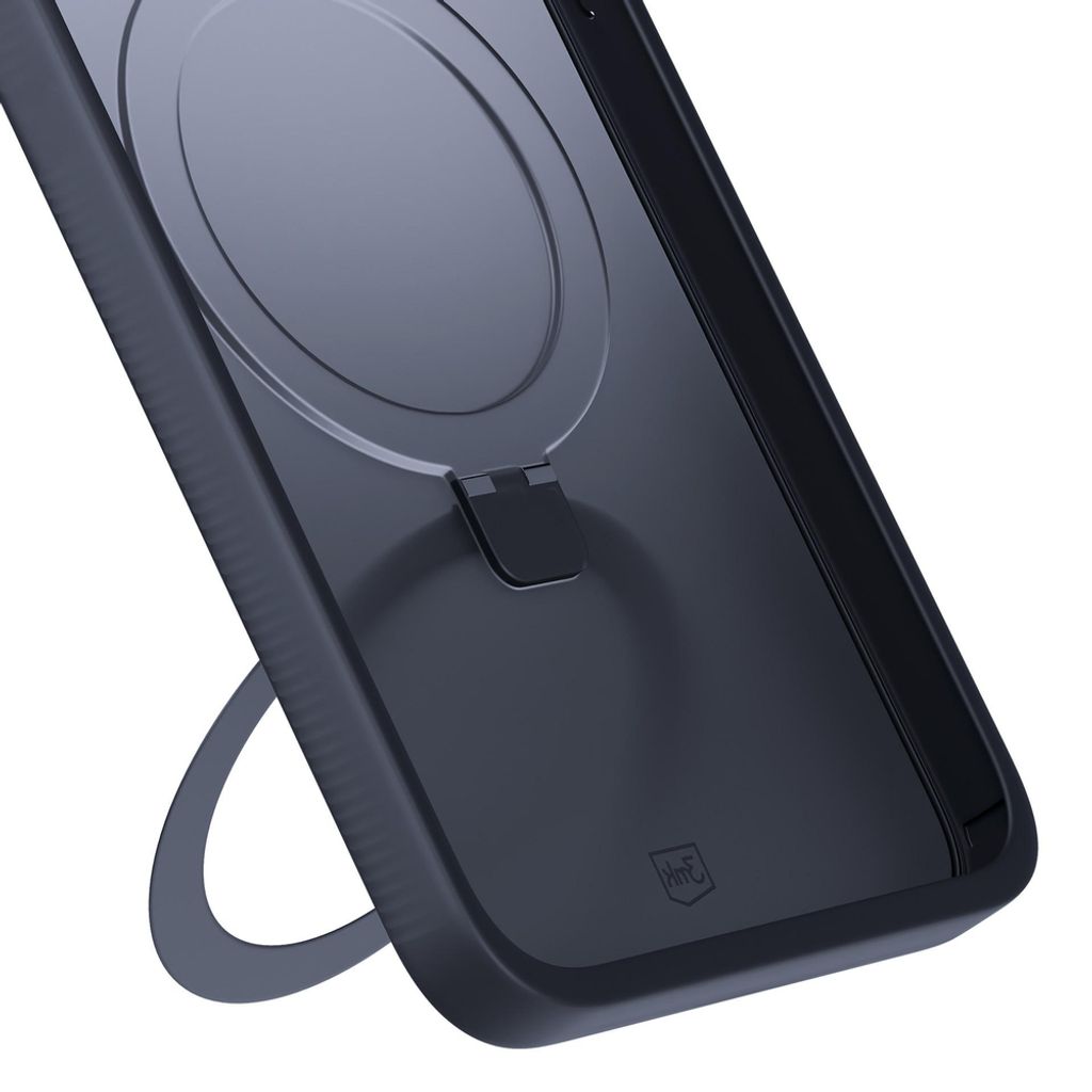 3mk Smoke Mag&Stand Cover till iPhone 17 - Sort