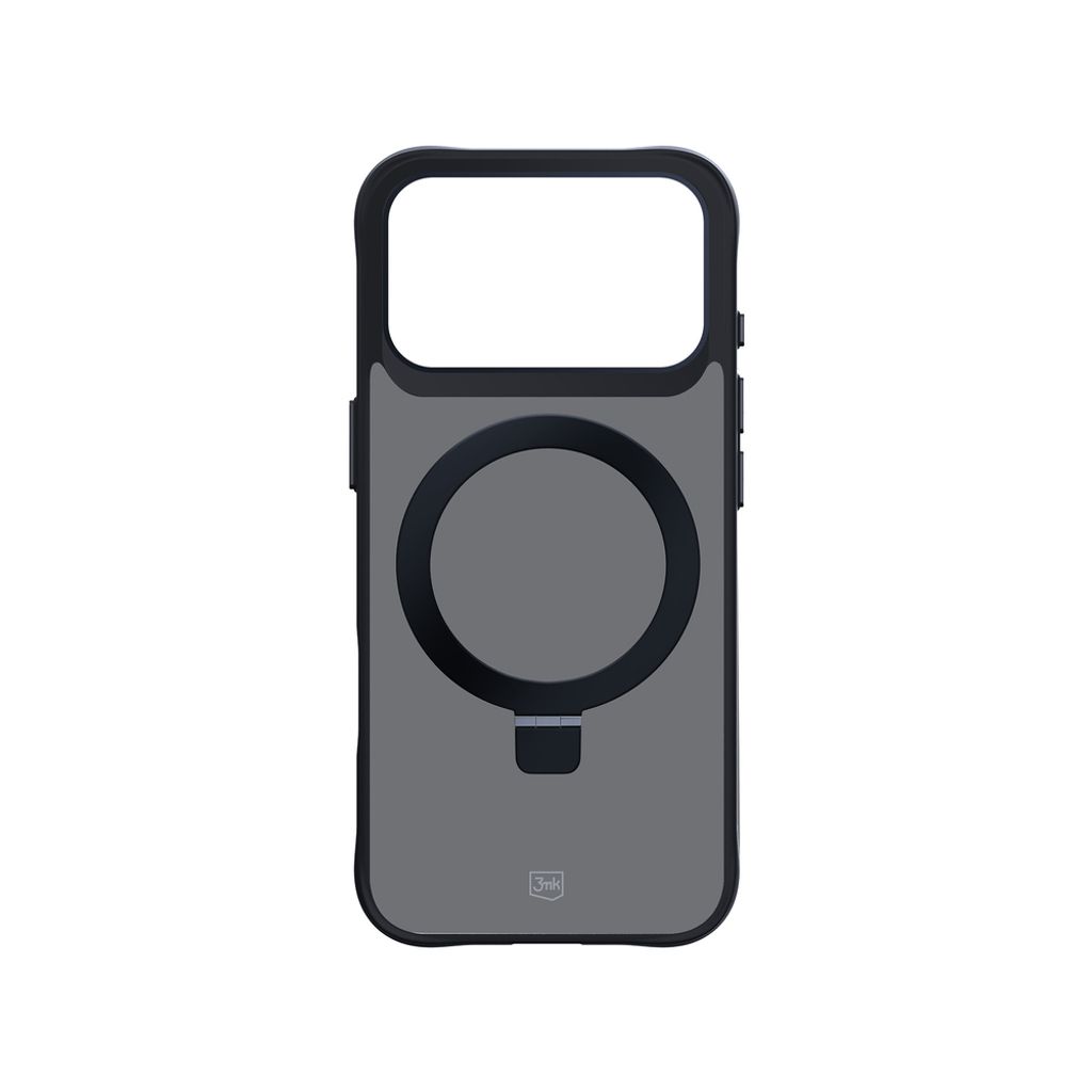 3mk Smoke Mag&Stand Cover till iPhone 17 Pro - Sort