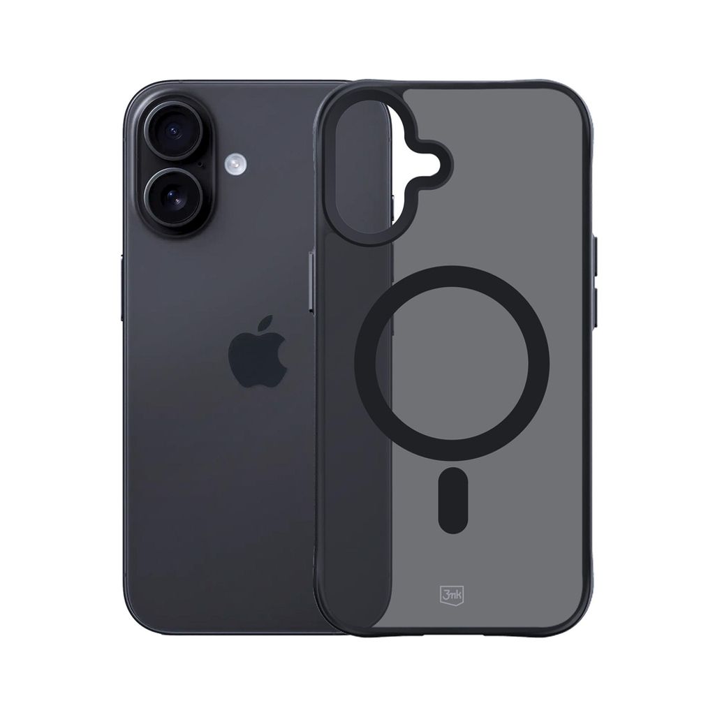 3mk Smoke MagSafe -kuori till iPhone 17 - Musta