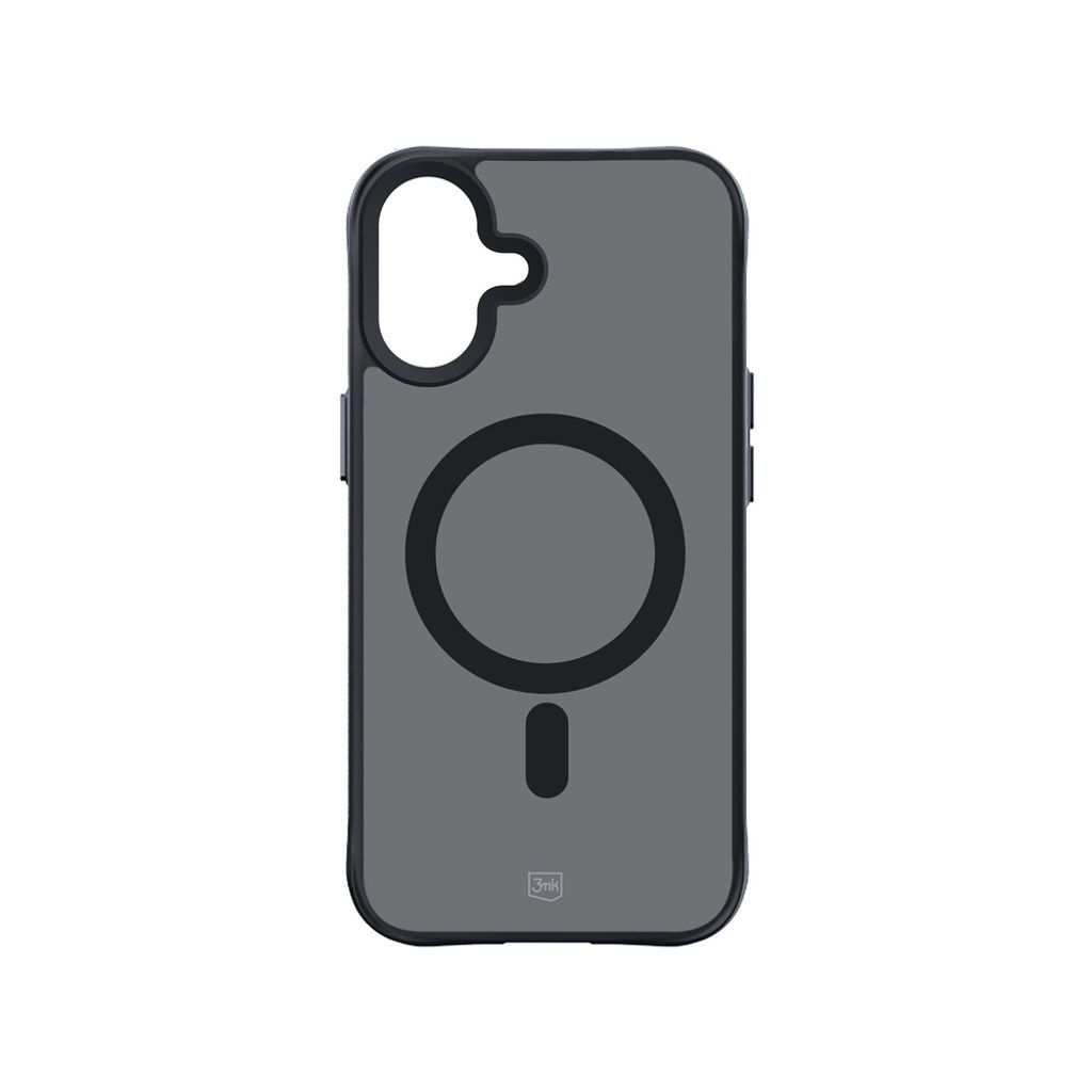 3mk Smoke MagSafe -kuori till iPhone 17 - Musta