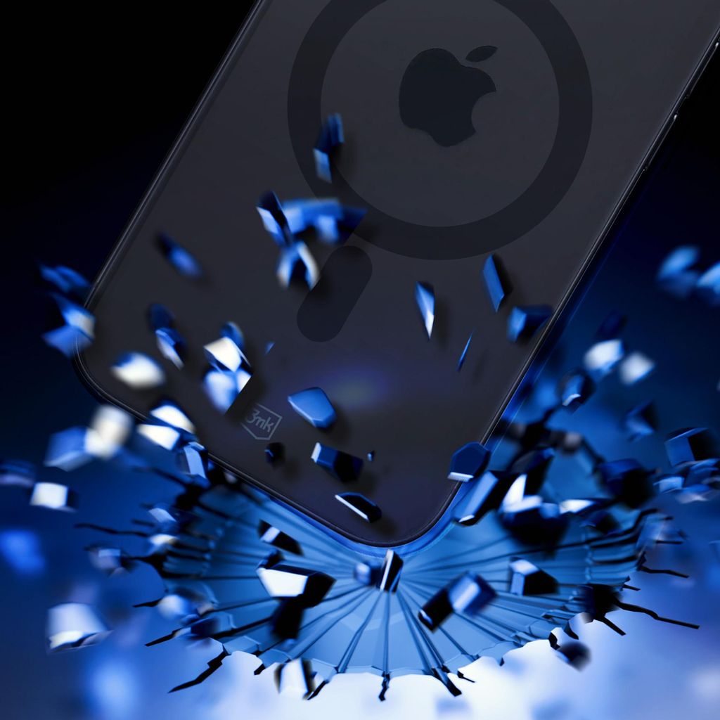 3mk Smoke MagSafe -kuori till iPhone 17 - Musta