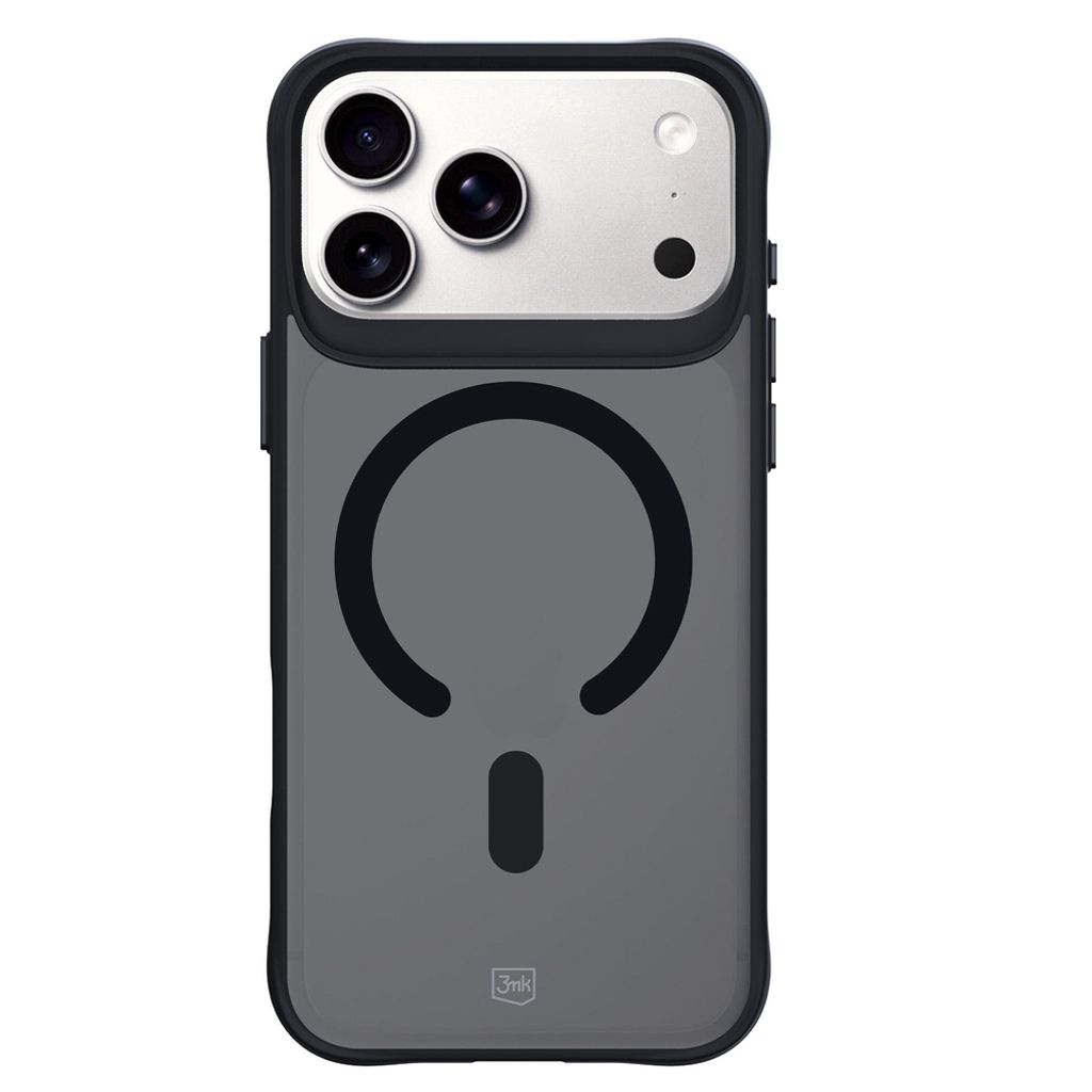 3mk Smoke MagSafe Cover till iPhone 17 Pro Max - Sort