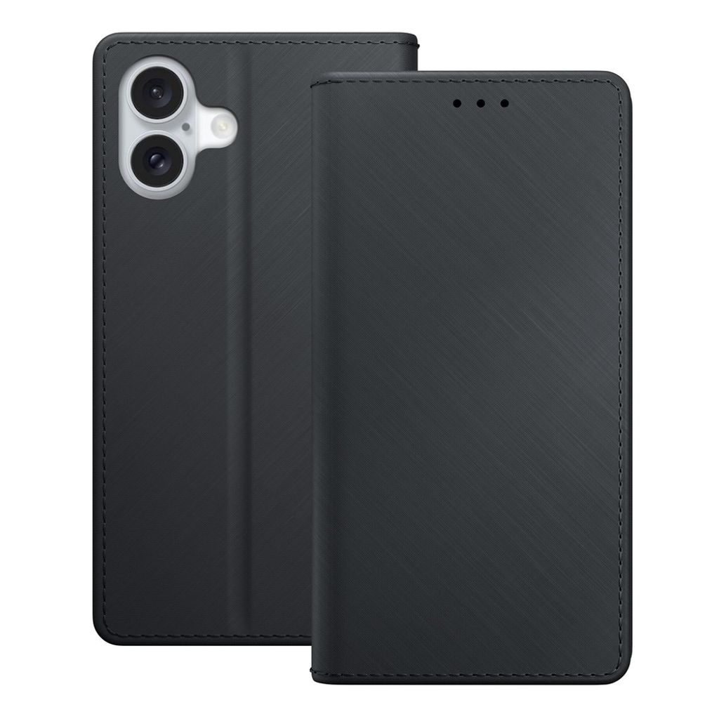 3mk Wallet Flip Cover till iPhone 17 - Sort