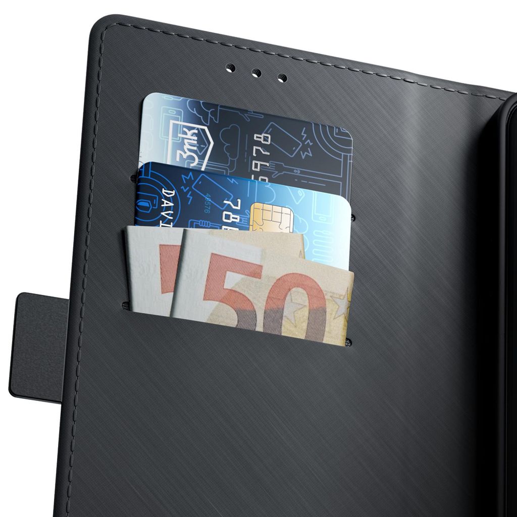 3mk Wallet Flip Cover till iPhone 17 Pro - Sort
