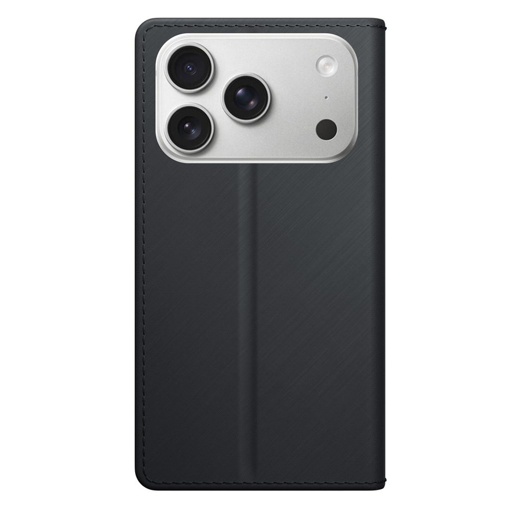 3mk Wallet Flip Cover till iPhone 17 Pro - Sort