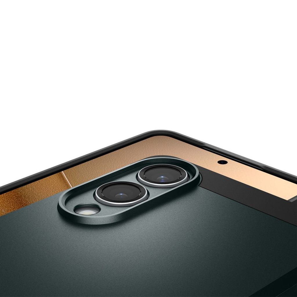 Spigen Tough Armor MagSafe Kuori Samsung Galaxy S25 Edge - Vihreä/musta