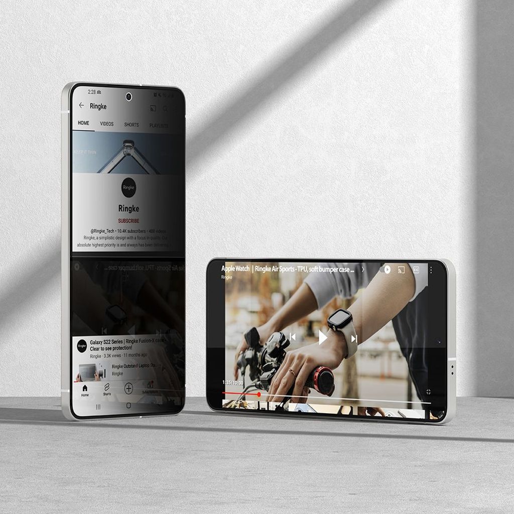 Ringke Easy Slide 2-pack Privacy Glass Skjermbeskytter til Samsung Galaxy S25 Edge