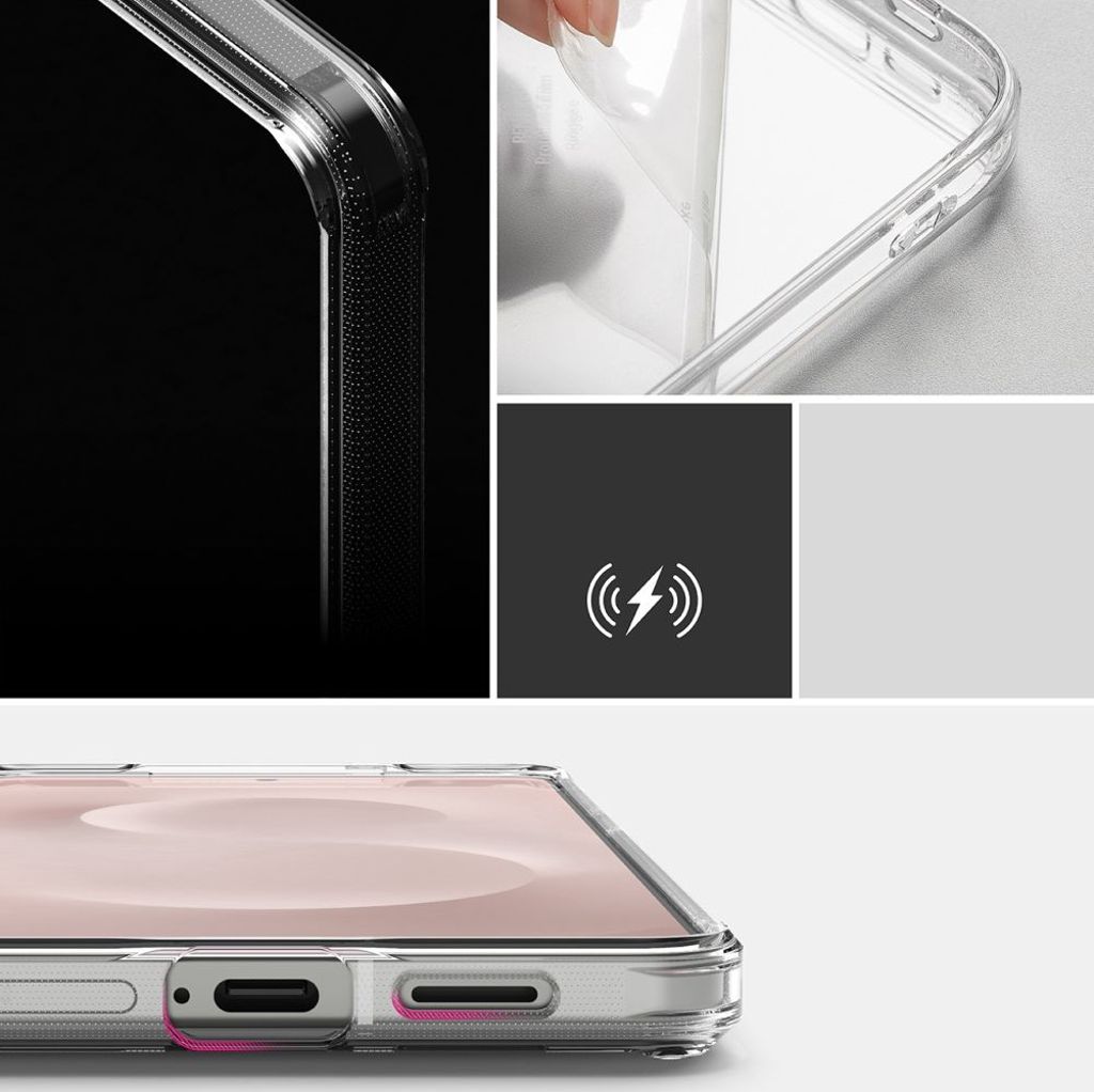Ringke Fusion Kuori Samsung Galaxy S25 Edge - Läpinäkyvä