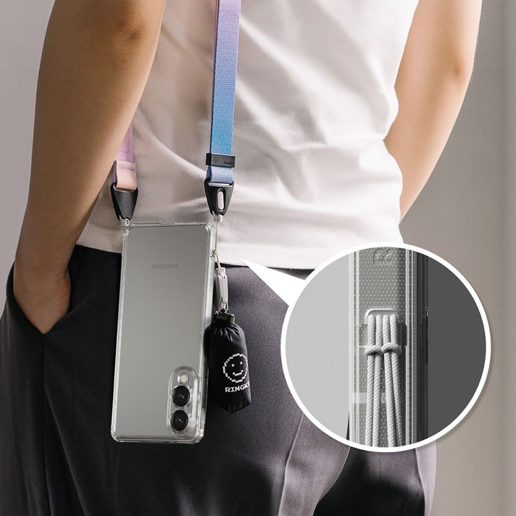 Ringke Fusion Kuori Samsung Galaxy S25 Edge - Läpinäkyvä