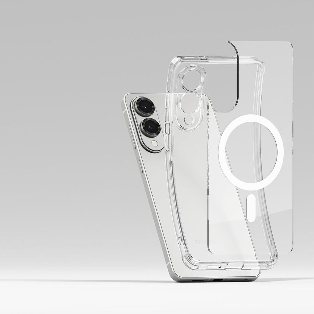 Ringke Fusion MagSafe Kuori Samsung Galaxy S25 Edge - Läpinäkyvä