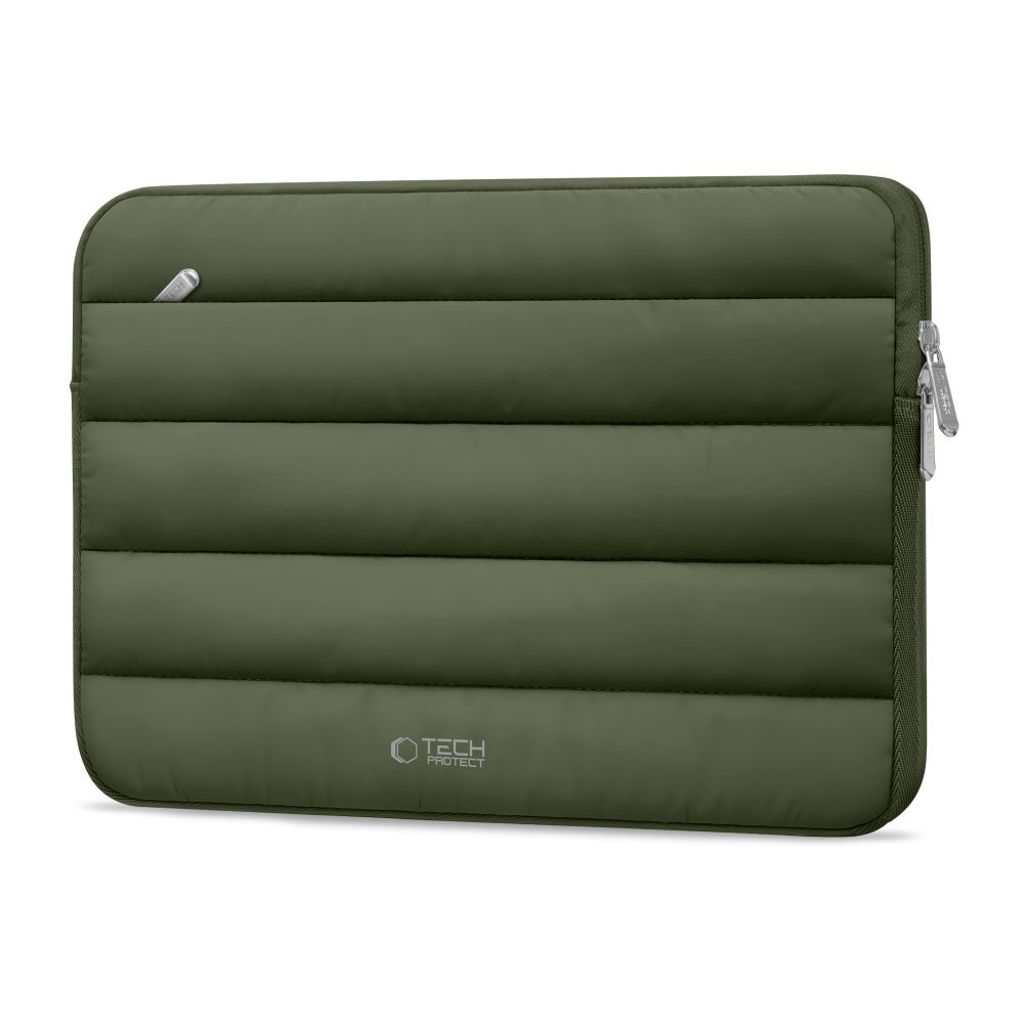 Tech-Protect Fluffy Laptop Sleeve 13-14" – Grøn