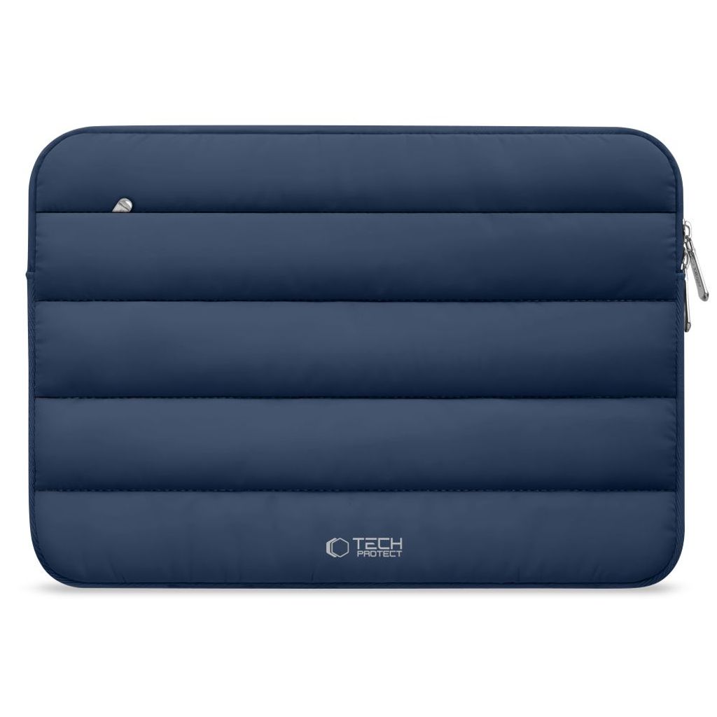 Tech-Protect Fluffy laptop sleeve 15-16" – navyblå