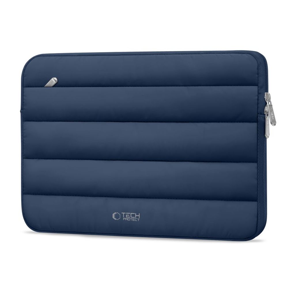 Tech-Protect Fluffy laptop sleeve 15-16" – navyblå