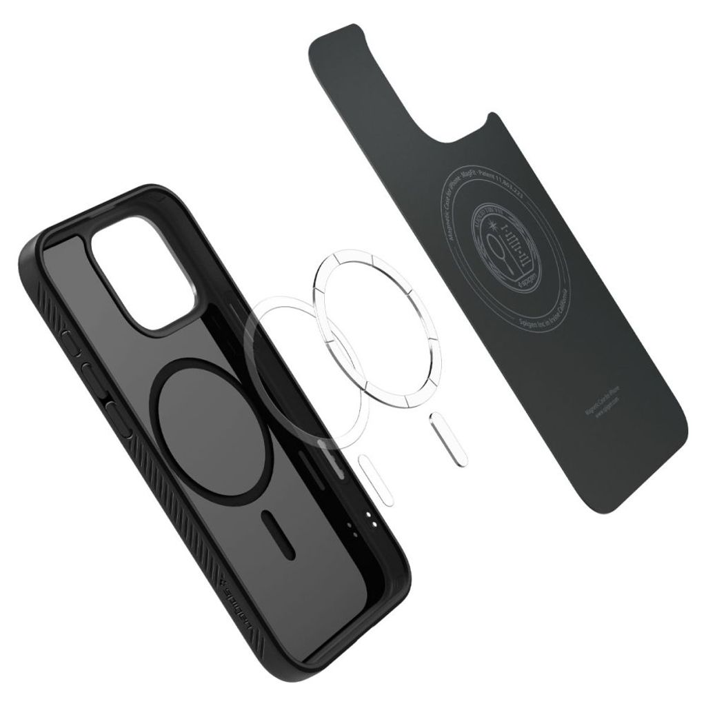 Spigen Liquid Air MagSafe Deksel til iPhone 16 Pro Max - Matte Black
