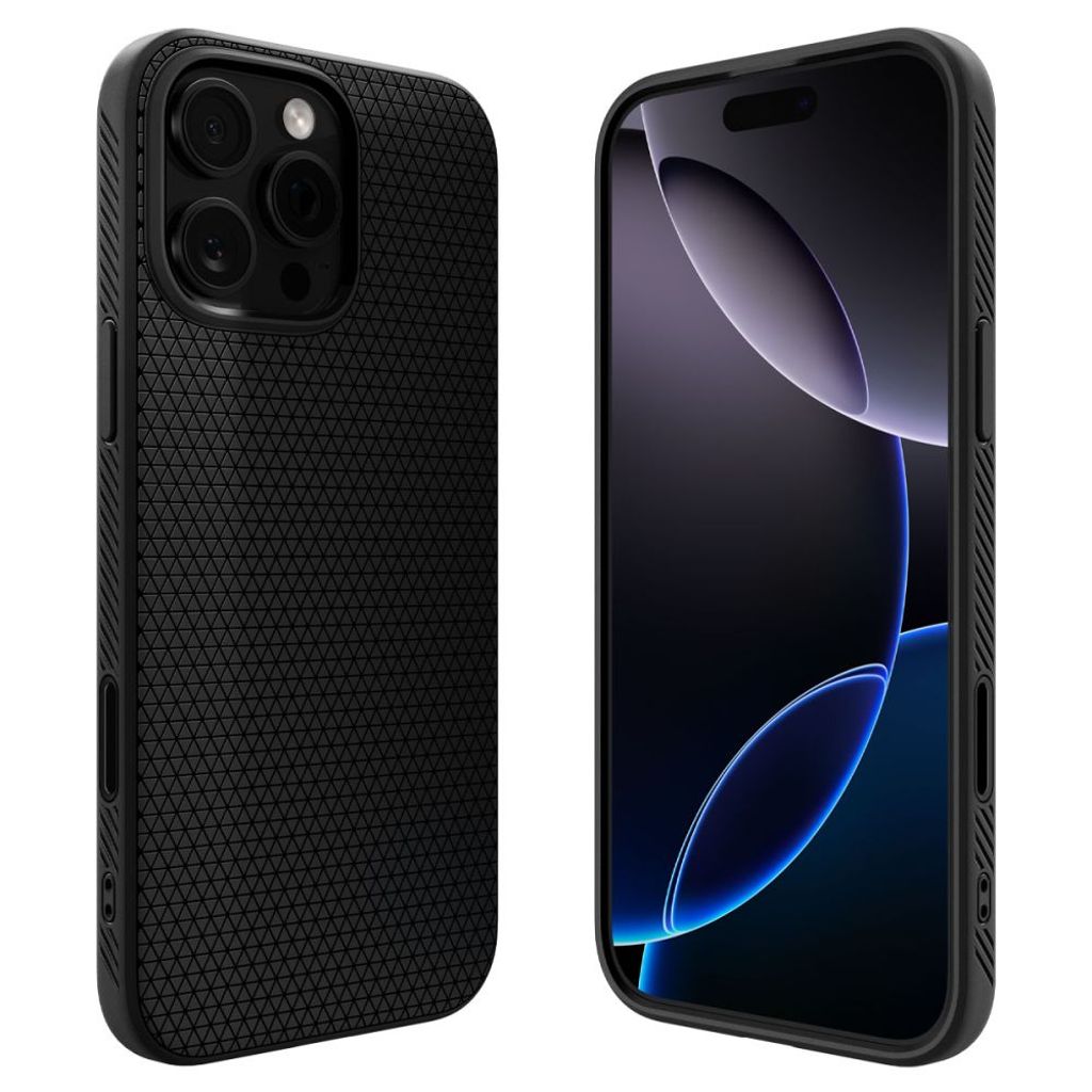 Spigen Liquid Air MagSafe Deksel til iPhone 16 Pro Max - Matte Black