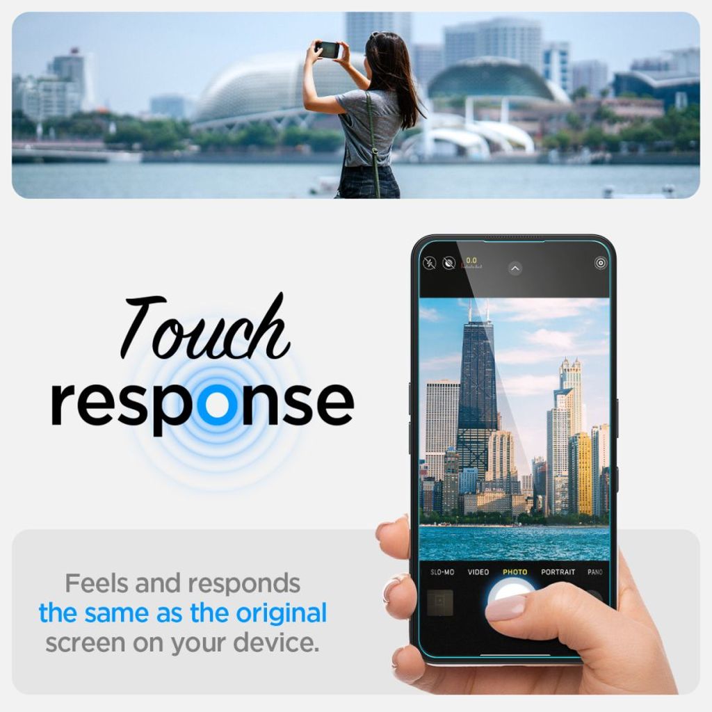 Spigen Glas.tR EZ Fit Skjermbeskytter til Nothing Phone 3A / 3A Pro