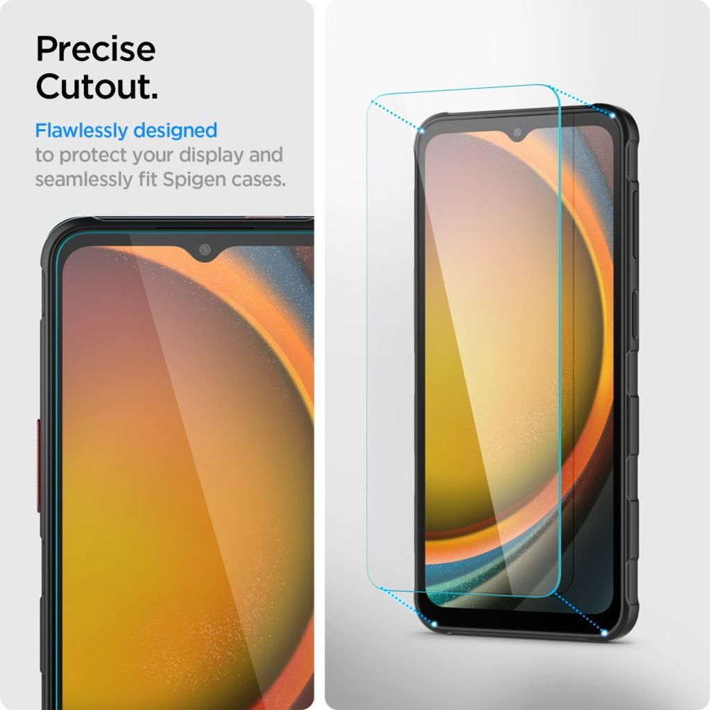 Spigen Glas.tR Slim 2-pack Skærmbeskyttelse til Samsung Galaxy Xcover 7/7 Pro