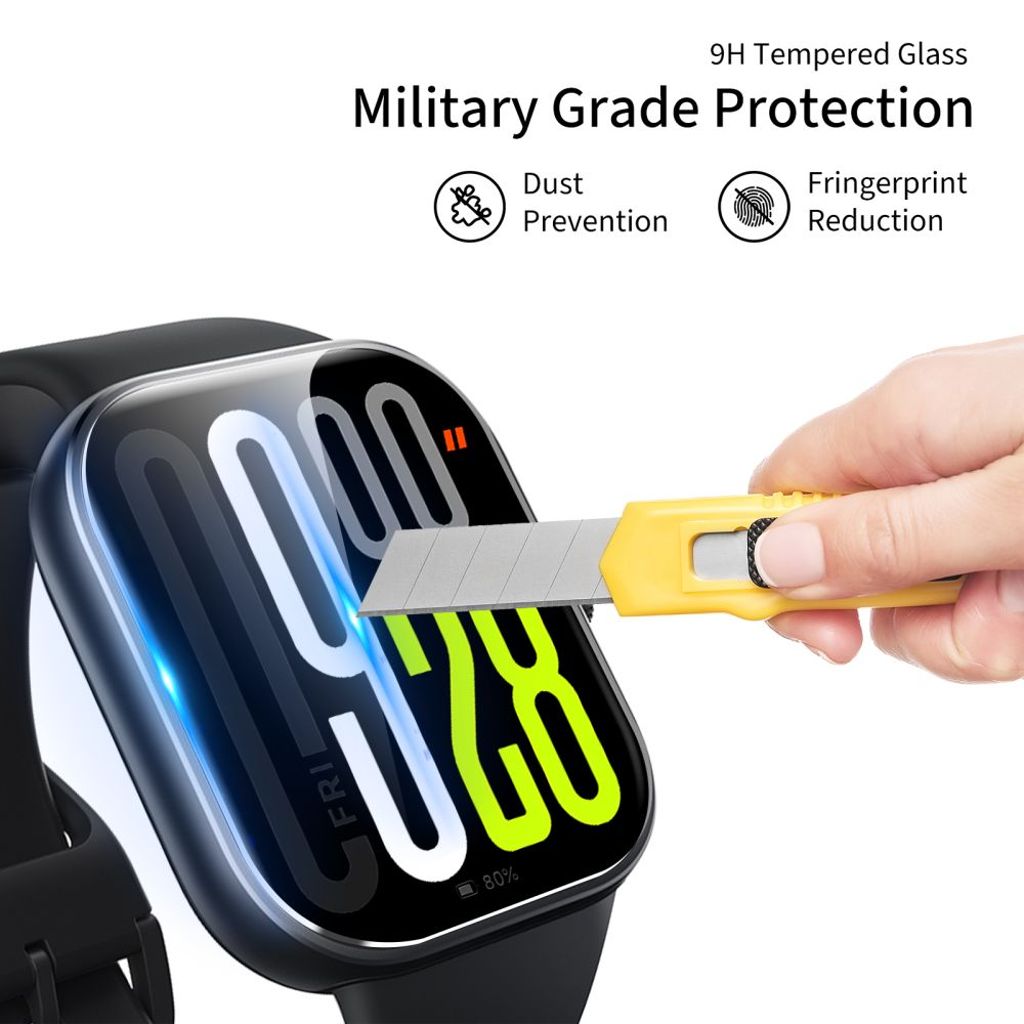 Tech-Protect Glass Fit+ Skärmskydd till Huawei Watch Fit 4 Pro, 2-pack