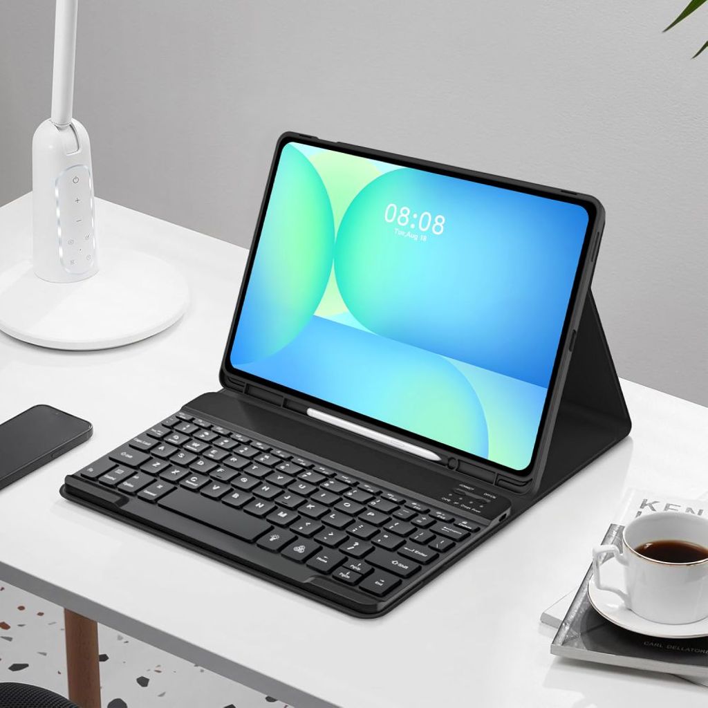 Tech-Protect SC Pen Tangentbord Fodral Samsung Galaxy Tab S10 FE Plus - Svart